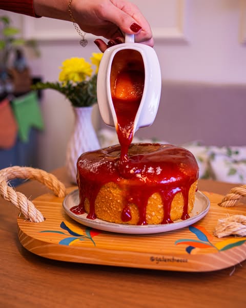 Bolo de milho com goiabada